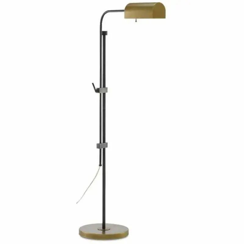 Oil-Rubbed Bronze And Antique Brass Hearst Floor Lamp 1