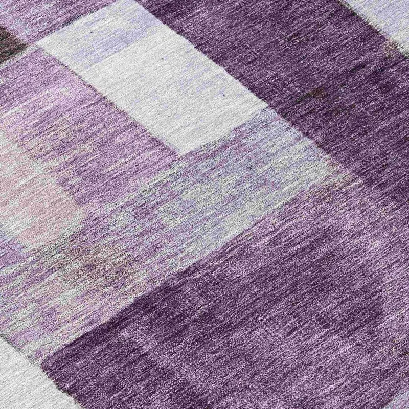Omera Purple Outdoor Rug – Bold, Fade-Resistant Washable Indoor-Outdoor Floor Covering 2