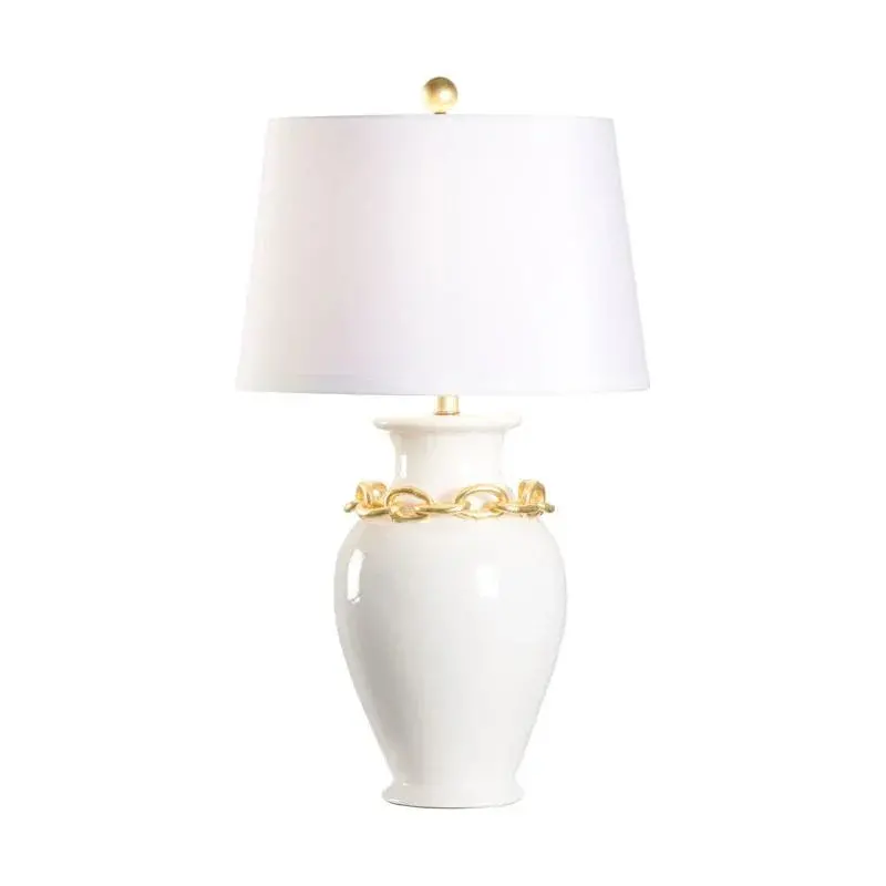 Oro Shimmering Gold Leaf Accent Table Lamp 1
