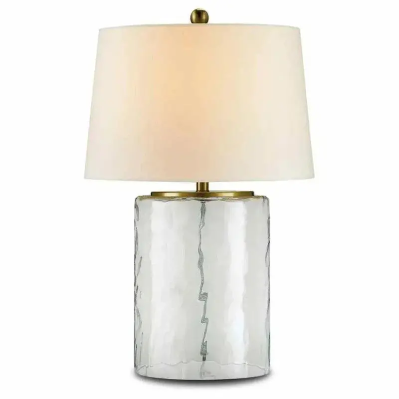 Oscar Table Lamp In Clear Brass Finish 1