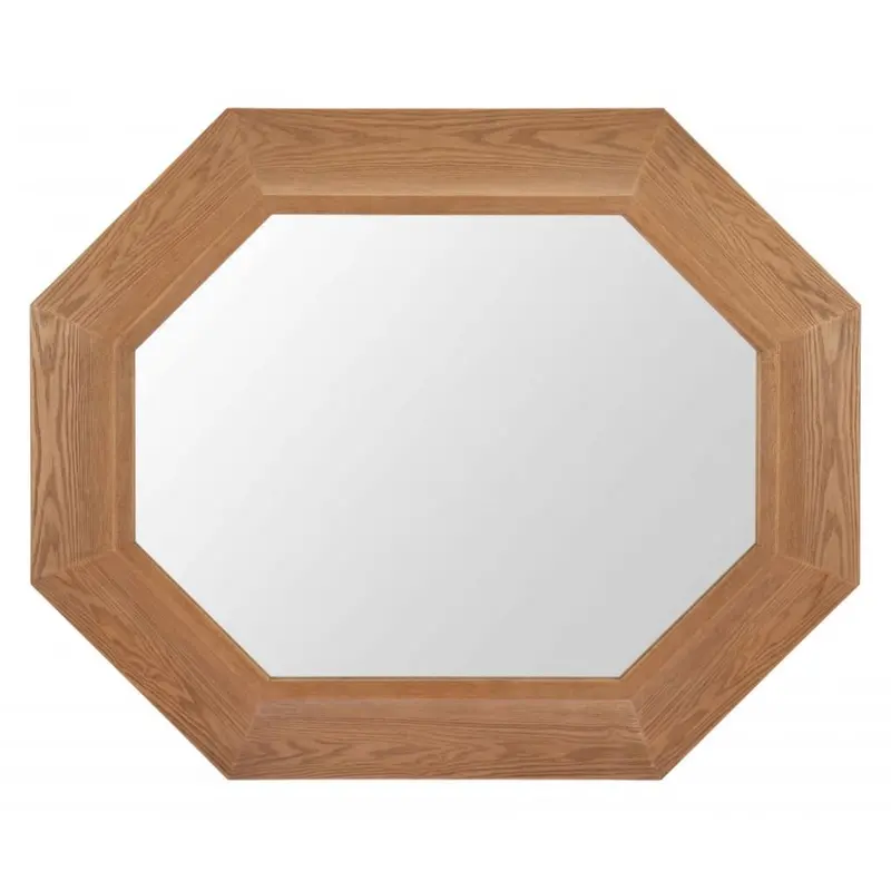 Otekant Natural Wood Frame Wall Mirror – Minimalist Design 1