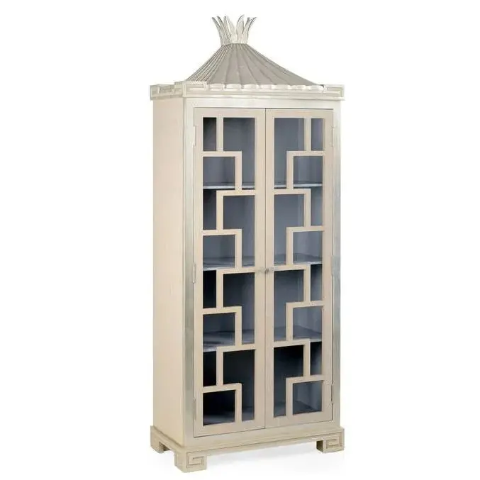 Palm Beach-Inspired Artisan Bookcase 1