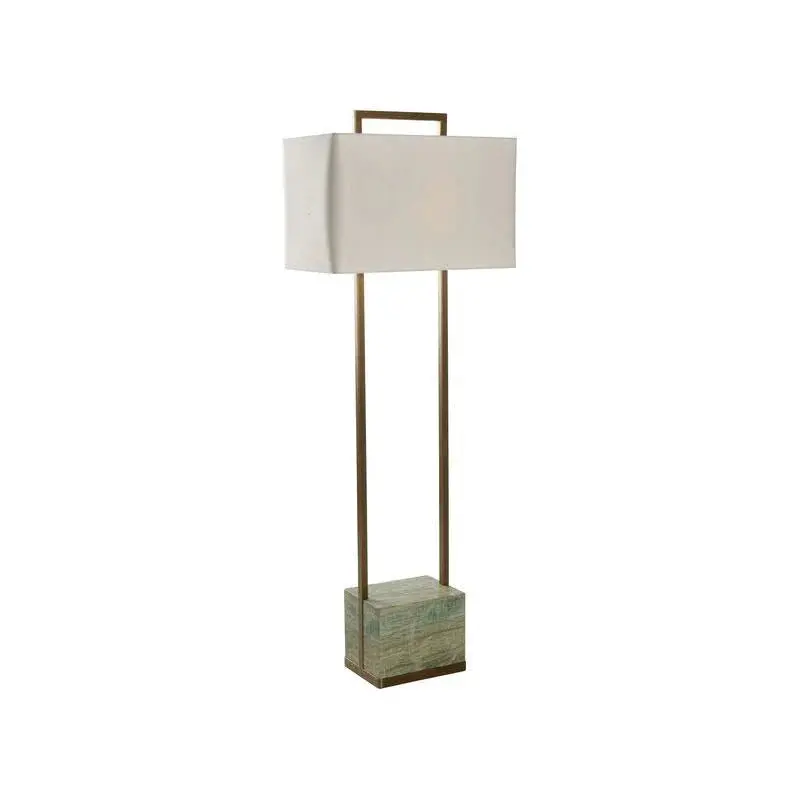 Paris Marble-Base Floor Lamp – Sophisticated Stone-Weighted Lighting 1