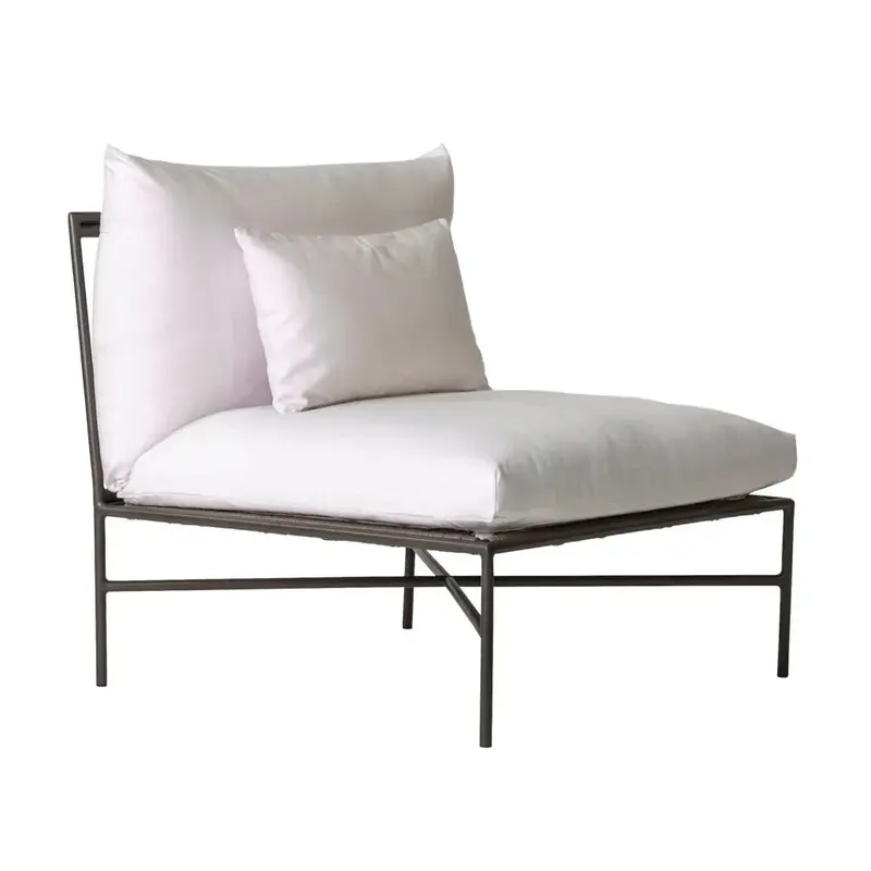 Patinero Modular Armless Outdoor Chair With Quick-Dry Cushions 1