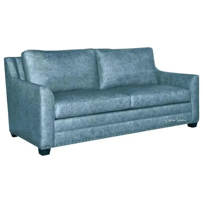 Patriotic Luxe Leather Sofa – Made In Usa 1