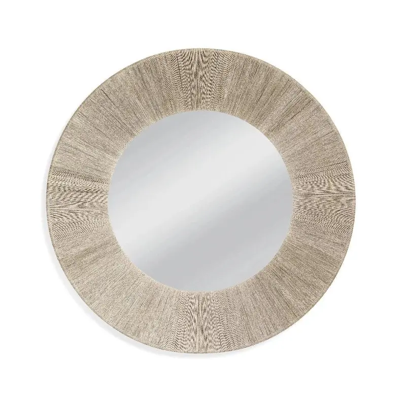 Perez Textured Paper Rope Wall Mirror 1