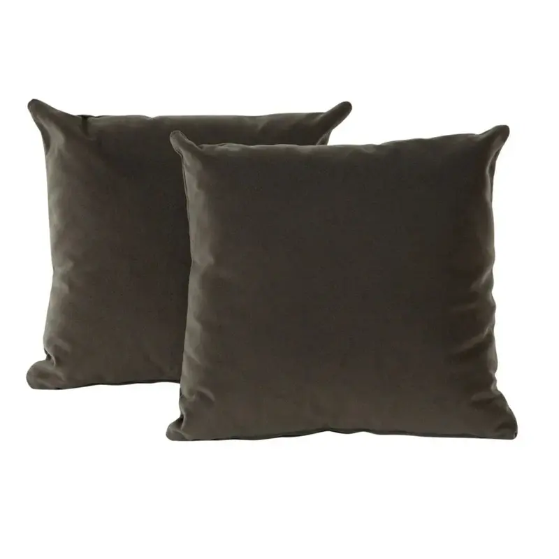 Performance Velvet Square Accent Pillows (Set Of 2) 1