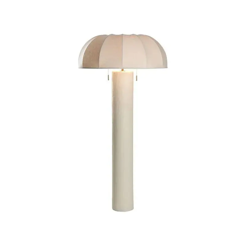 Perruche White Umbrella Floor Lamp – Soft Diffused Uplighting Design 1