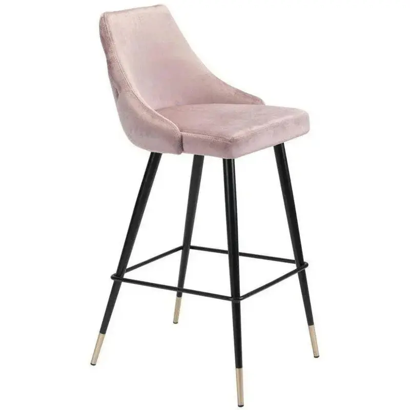 Piccolo Soft Pink Bar Chair – Single Piece 1