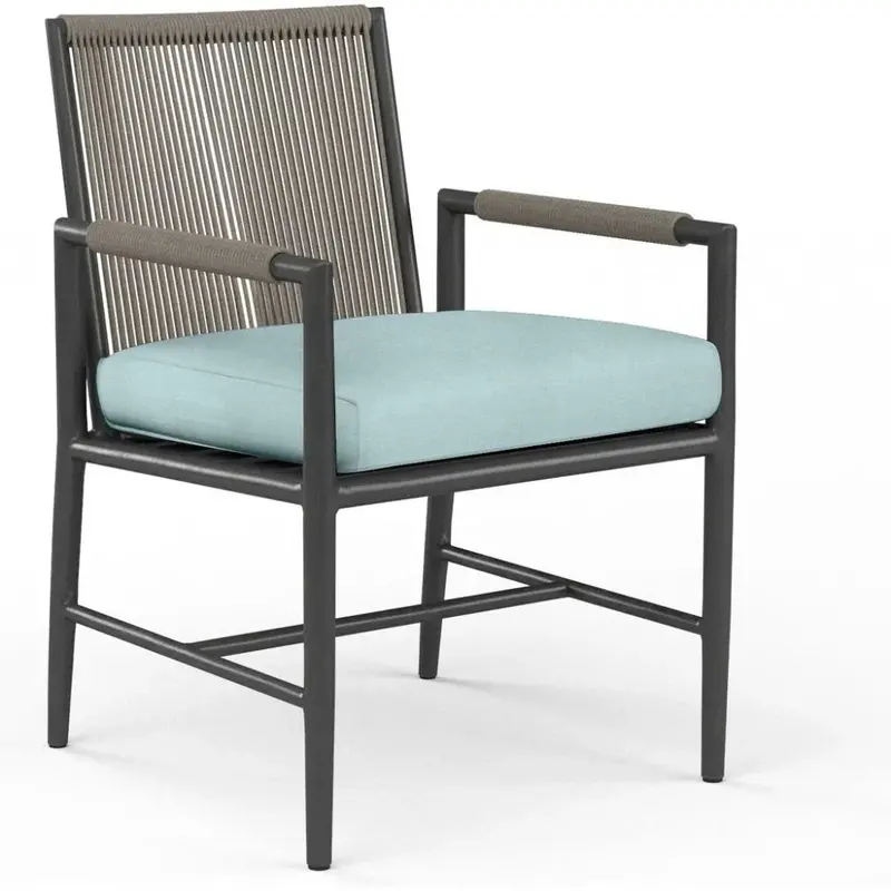 Pietra Sunbrella Outdoor Dining Armchairs – Set Of 2 1
