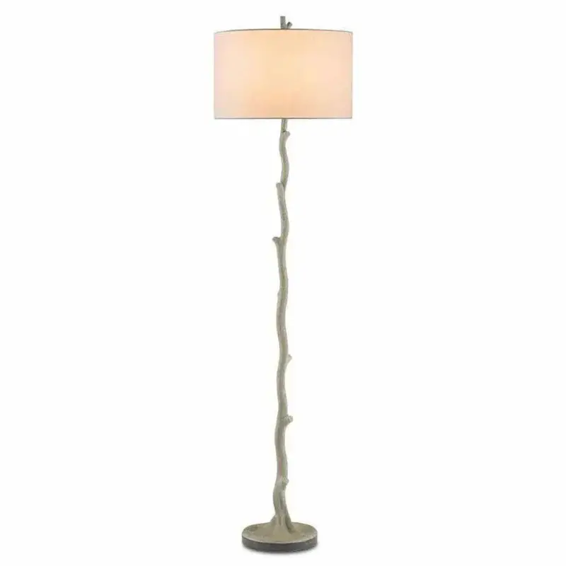 Polished Aged Steel Beaujon Floor Lamp With Industrial Charm 1