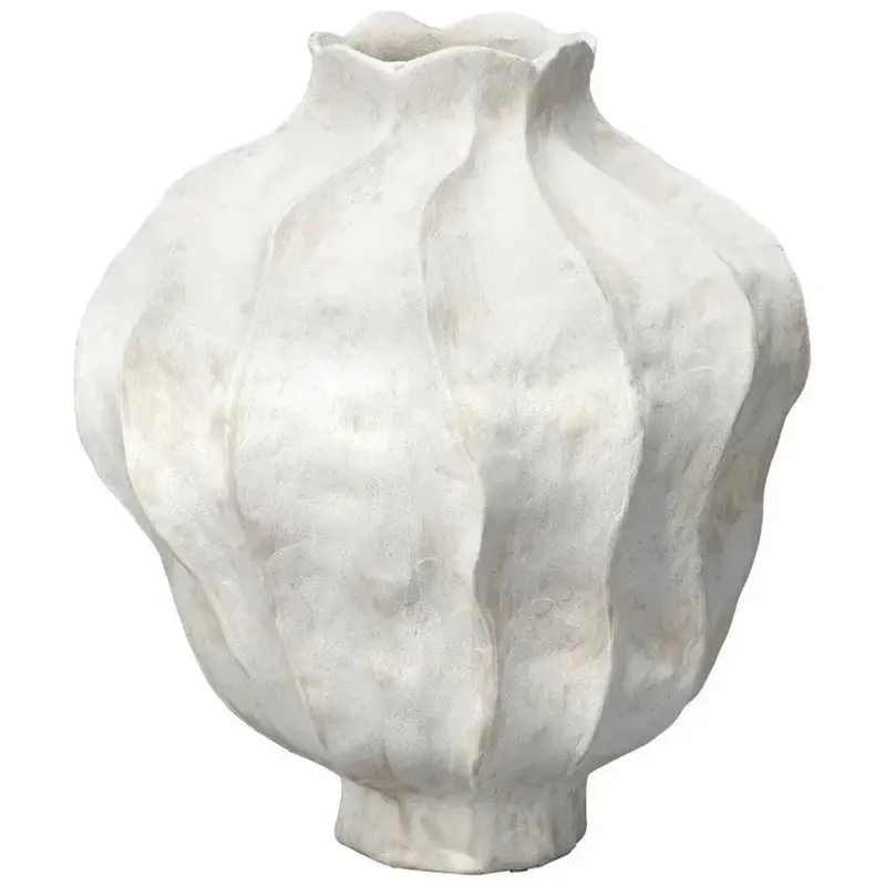 Poppy 9.5-Inch Porcelain Vase By Jamie Young 1