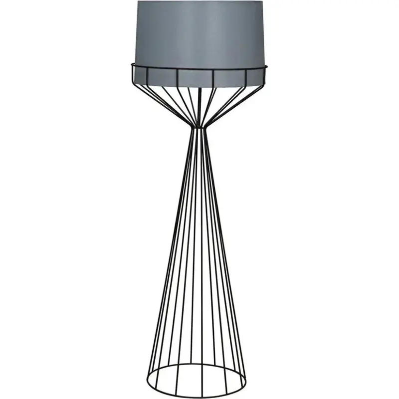Portal Black Steel Standing Floor Lamp 1