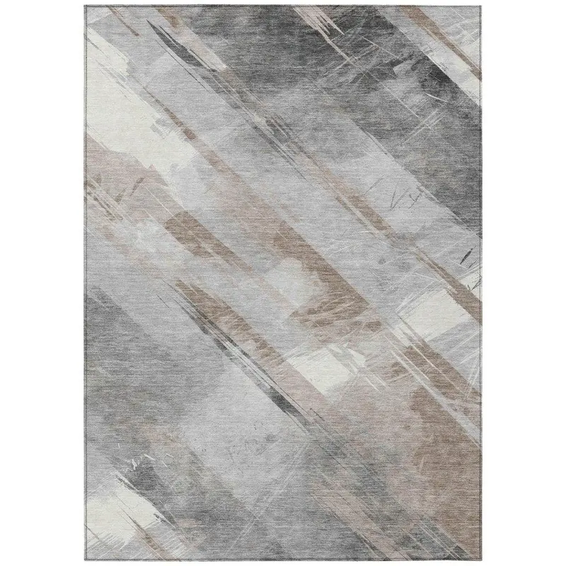 Prestavia Brown Eco-Friendly Indoor-Outdoor Rug 2