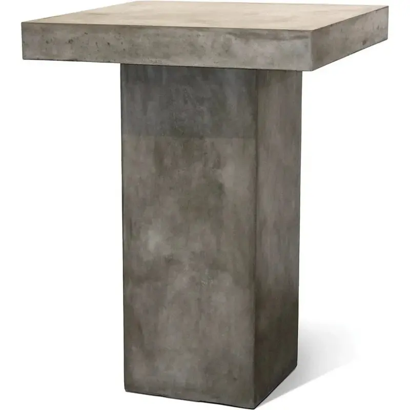 Provence Slate Grey Outdoor Bar Table – Stylish Elevated Patio Table 1