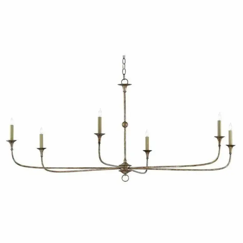 Pyrite Bronze Nottaway Large Statement Chandelier 1