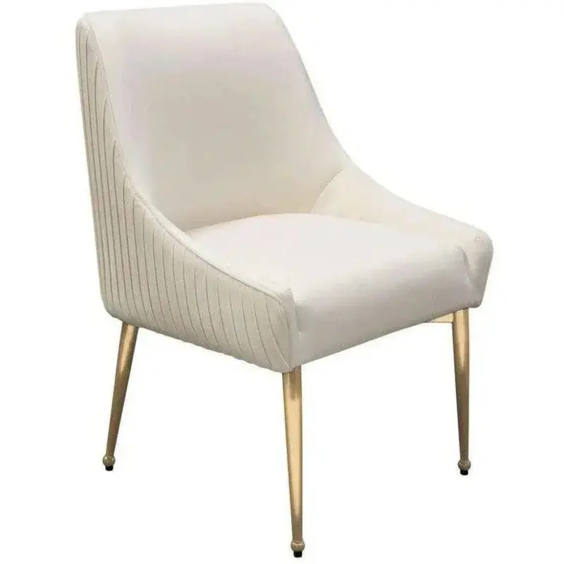Quinn Velvet Armless Dining Chairs – Set Of 2 1