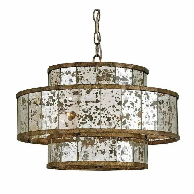 Raj Mirror Fantine Mini Chandelier In Pyrite Bronze 1
