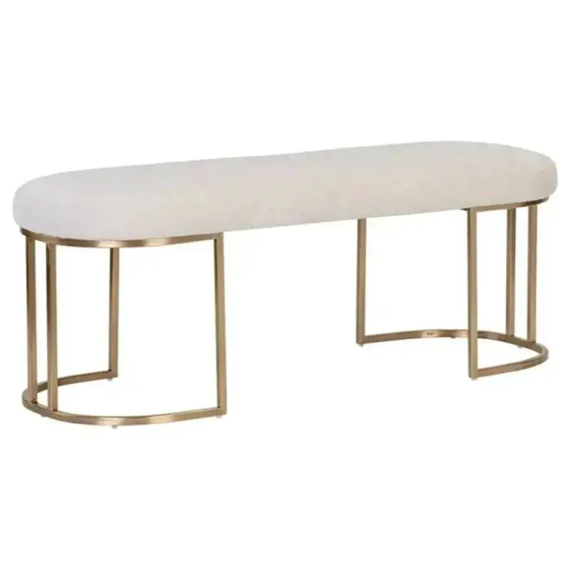 Rayla Upholstered Bedroom Bench In Performance Fabric 1