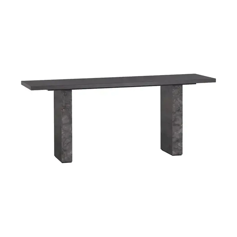 Rebel Rectangular Wood-Top Console Table 1