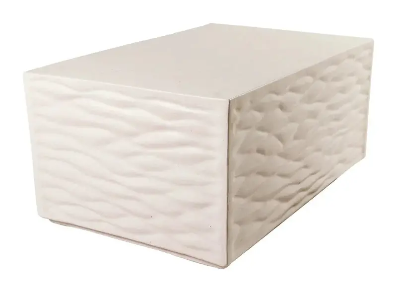 Rectangular Glazed Ceramic Coffee Table For Patio Areas – Zen 1
