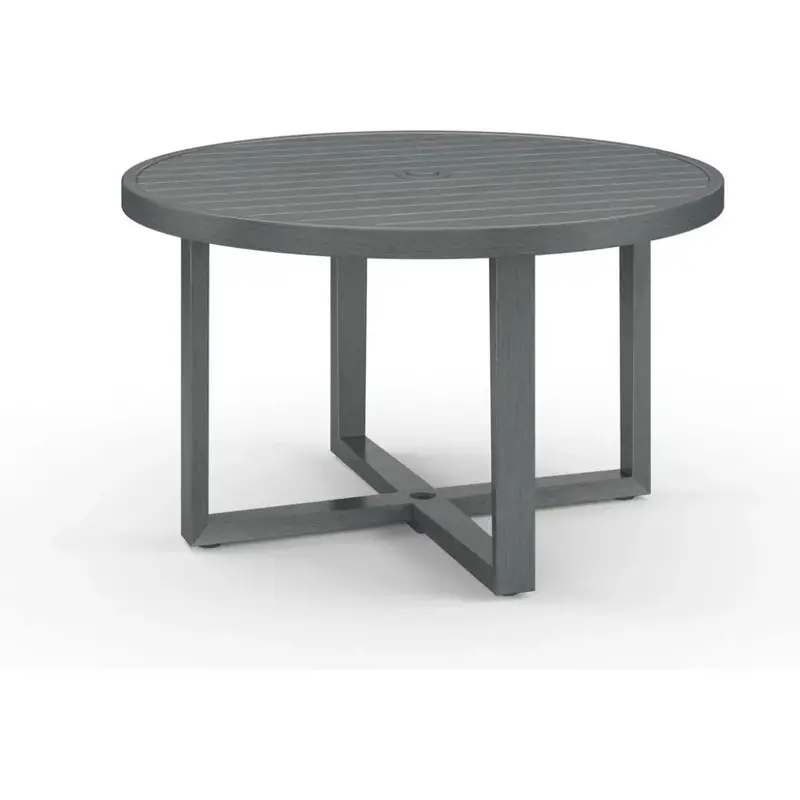 Redondo Round Aluminum Outdoor Dining Table 1