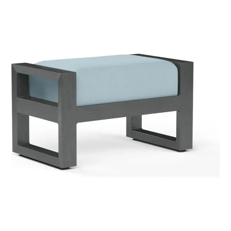 Redondo Sunbrella Outdoor Lounge Ottoman 1
