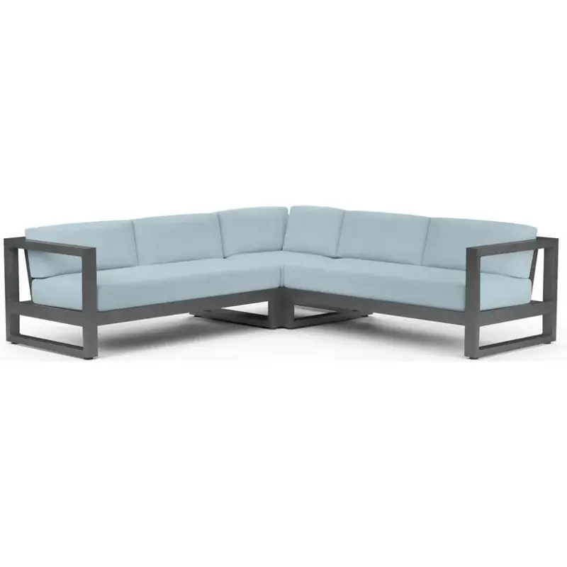 Redondo Sunbrella Outdoor Sectional Seating Set 1