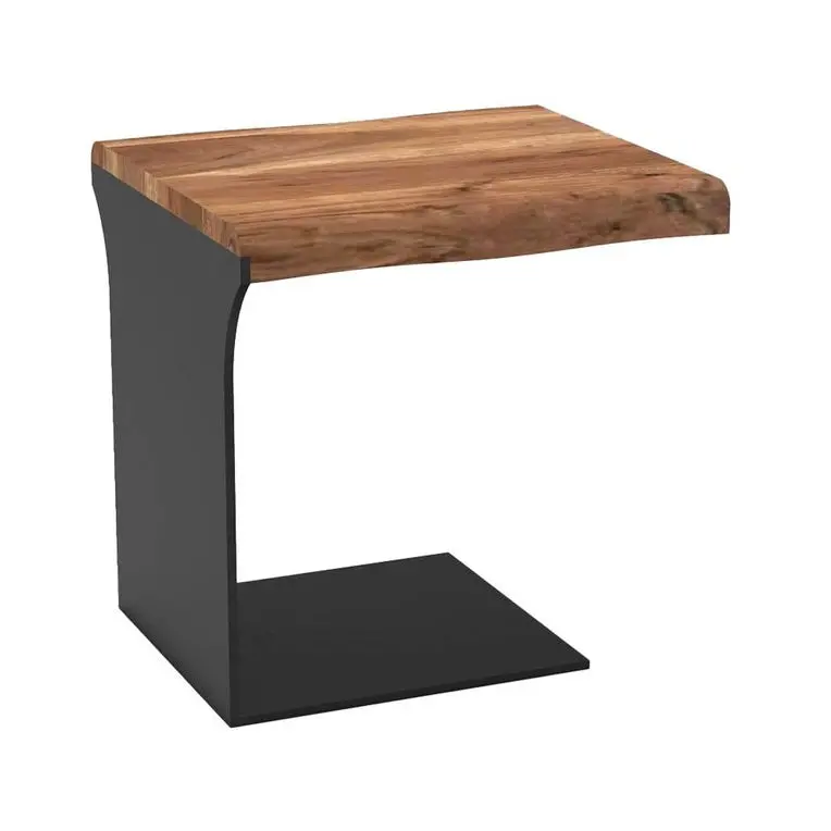 Refurbished Rectangular Wooden Side Table 1