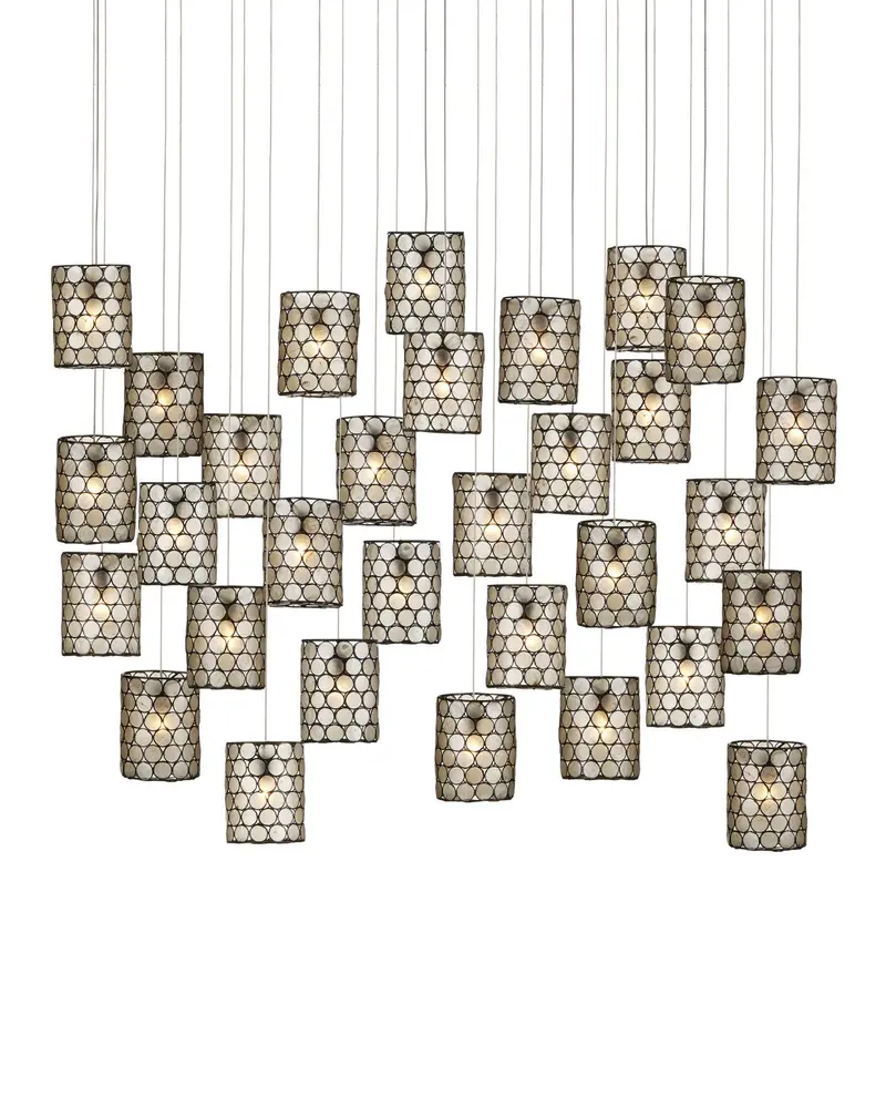 Regatta 30-Light Linear Multi-Drop Pendant Light 1