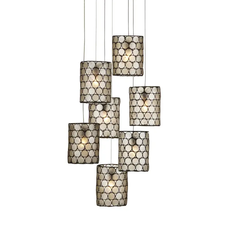 Regatta 7-Light Circular Multi-Drop Pendant Light 1