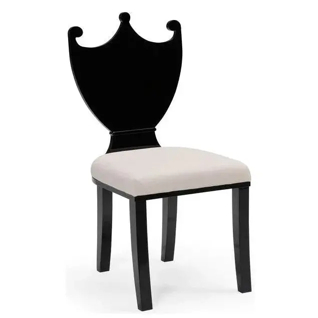Regency Black Acrylic Hall Chair 1