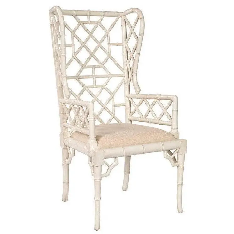 Regency-Style Mahogany Wingback Armchair (2-Piece) 1