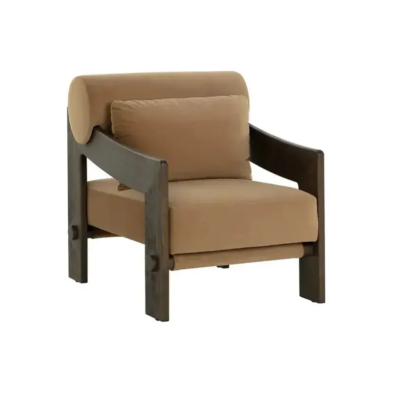 Reizo Contemporary Lounge Chair – Performance Fabric Upholstery 1