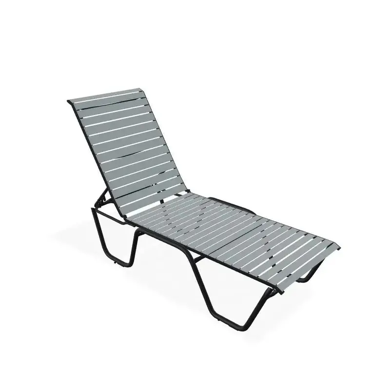 Reliance 4-Position Lay-Flat Stackable Outdoor Chaise Lounge 1