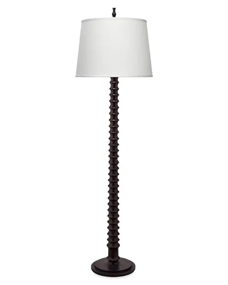 Revolution Black Wood Floor Lamp – Sleek Contemporary Profile 1