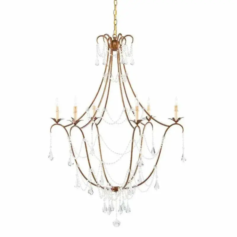 Rhine Gold Elizabeth Chandelier By Lillian August 1