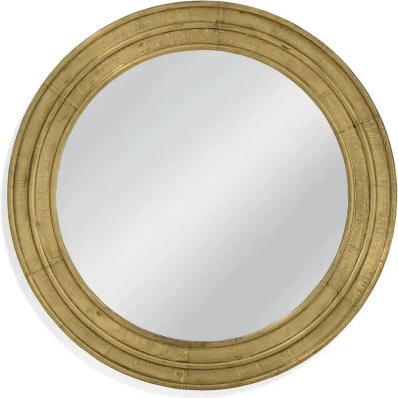 Rhone Gold Metal Wall Mirror 1