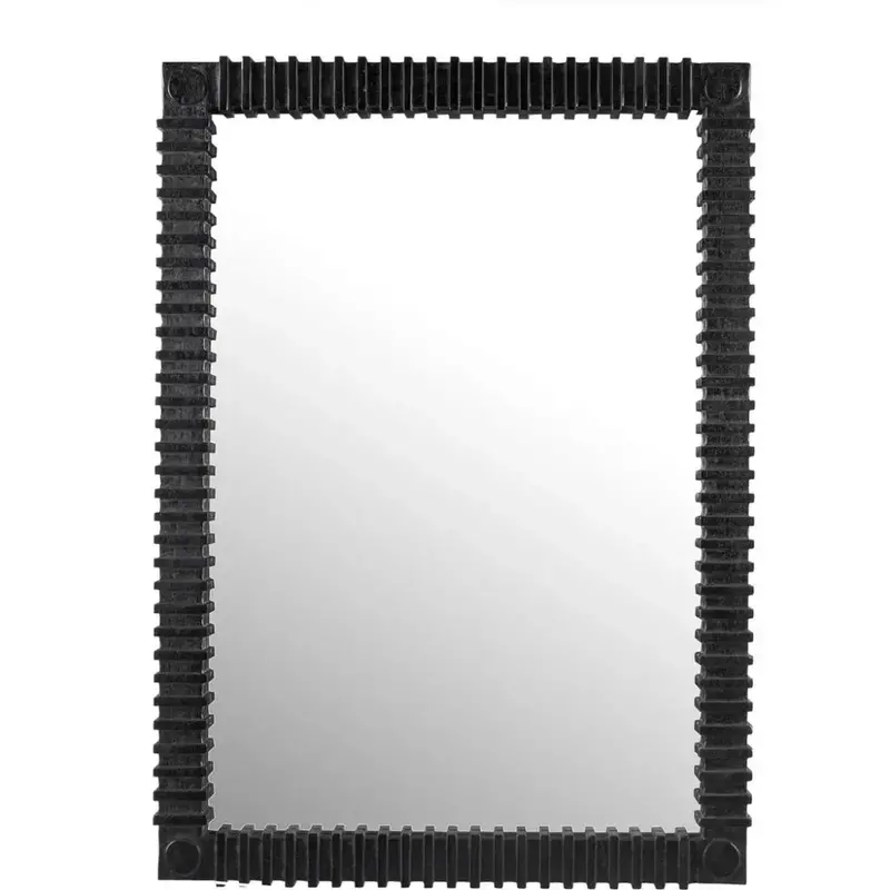 Rift Framed Wooden Wall Mirror 1