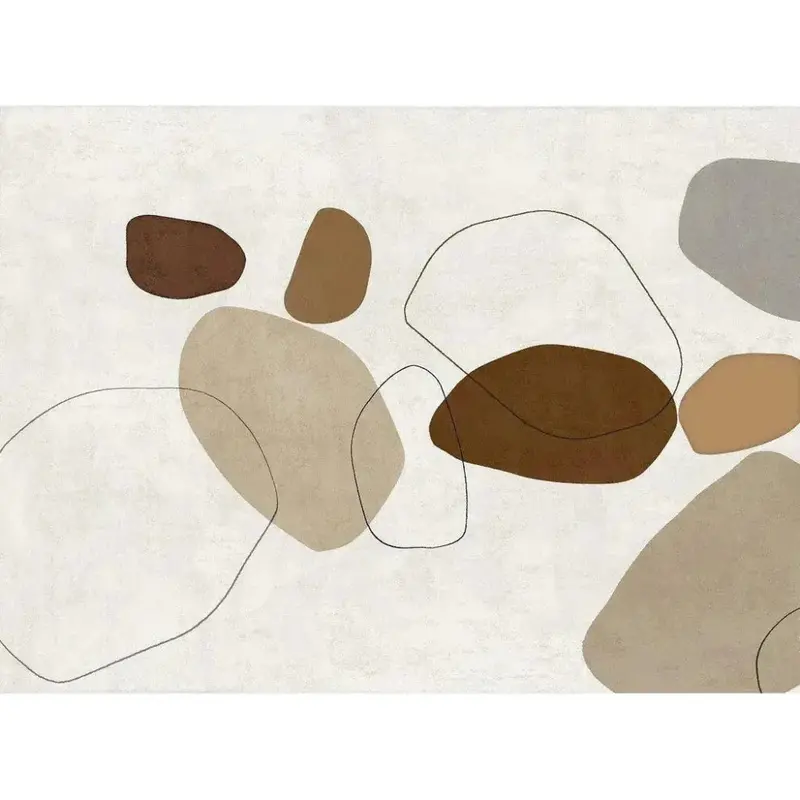 River Stones Iv Nature-Inspired Canvas Art 1