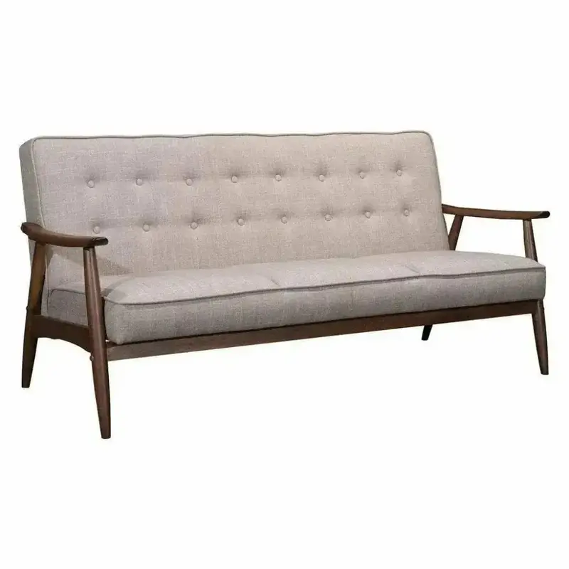 Rocky Putty-Toned Sectional Sofa 1