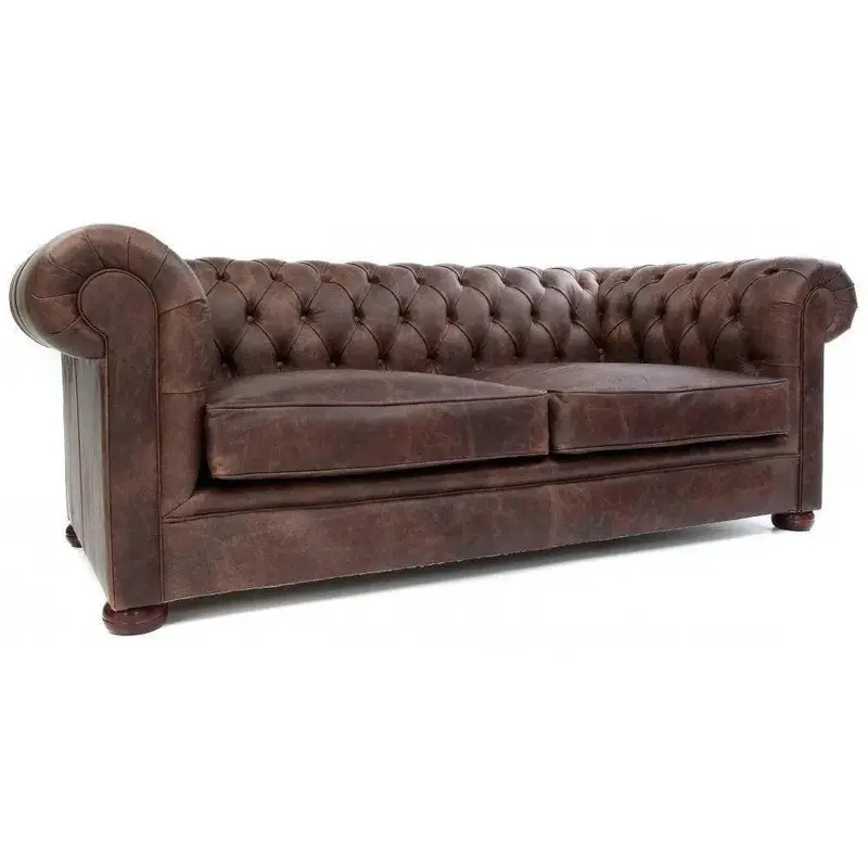 Roger Brown Chesterfield Leather Sofa – Handcrafted To Order 1
