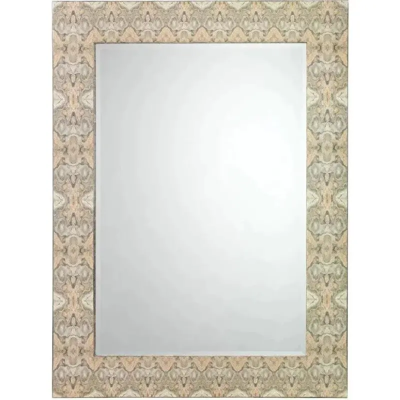 Rorschach Reversible Wall Mirror – Cream And Grey Finish 1