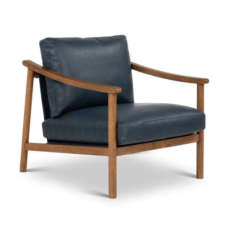 Rowan Premium Leather Accent Chair 1
