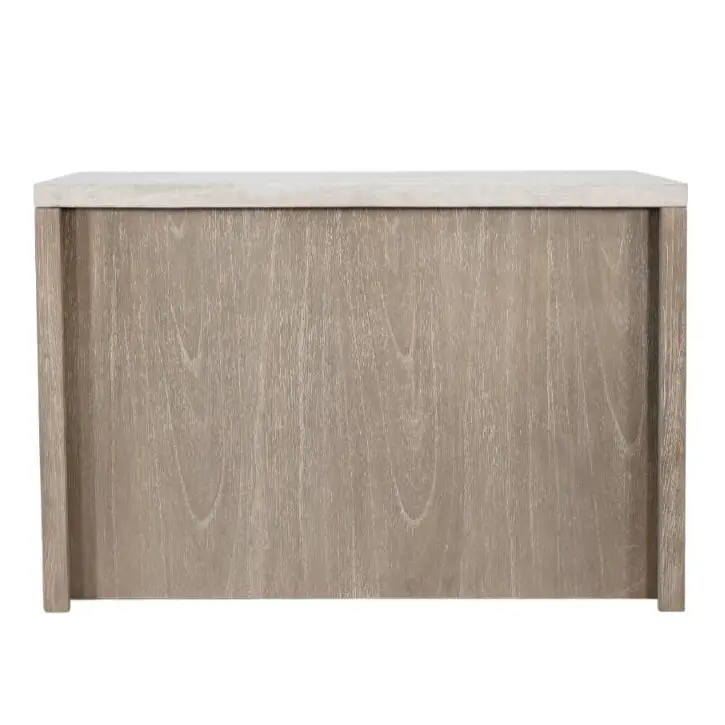 Rowan Wood Bar Table With Integrated Stemware And Bottle Rack 1