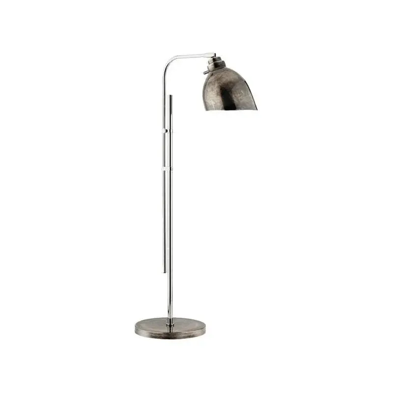 Roxy Polished Nickel Floor Lamp – Contemporary Shiny Standing Light 1