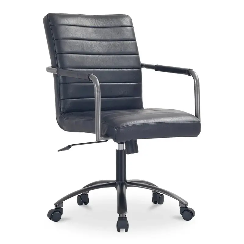 Roy Executive Swivel Chair In Genuine Leather Finish 1
