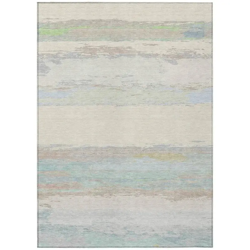 Runa Ivory All-Weather Rug – Soft Indoor-Outdoor Washable Carpet 2