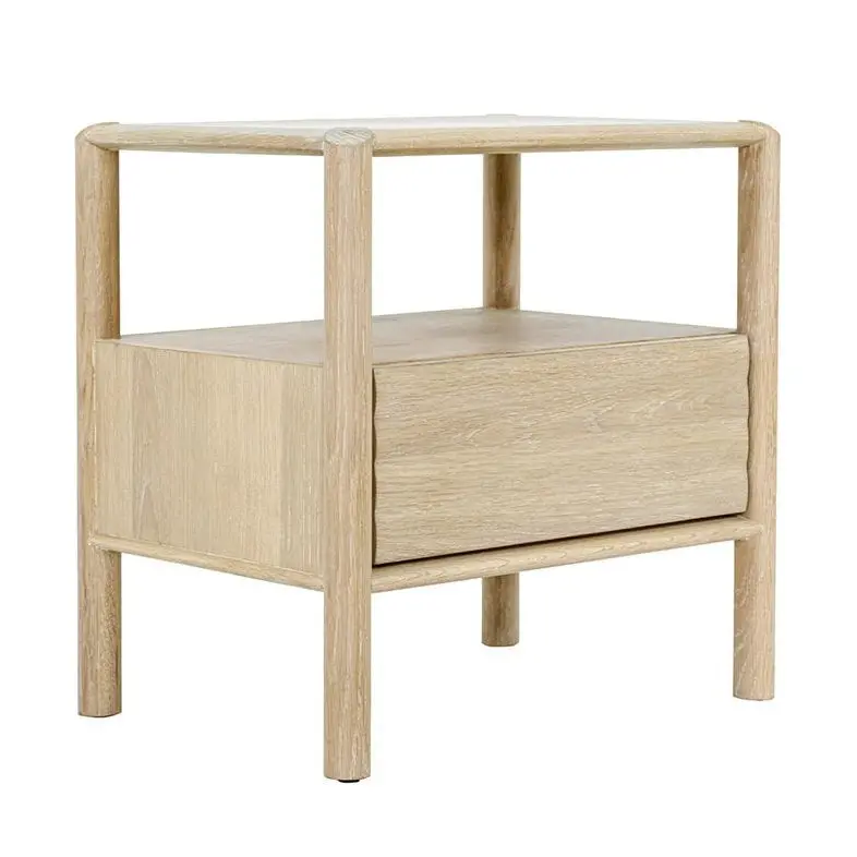 Runway Compact One-Drawer Wooden Nightstand 1