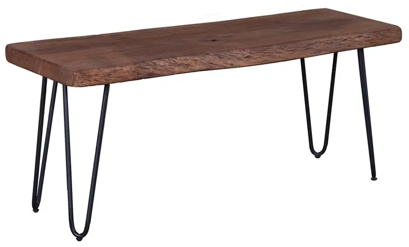 Rustic Wooden Dining Bench – Organic Series 1